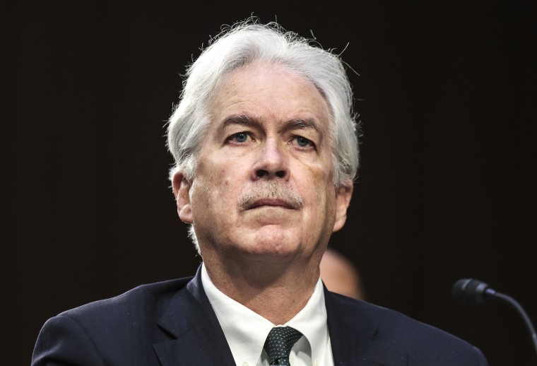 Image: Central Intelligence Agency (CIA) Director William Burns testifies before the Senate Intelligence Committee on March 10, 2022 in Washington, DC.