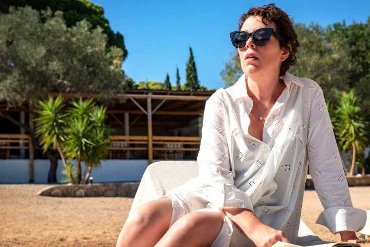 The Lost Daughter (2021) directed by Maggie Gyllenhaal and starring Olivia Colman, Jessie Buckley and Dakota Johnson. A woman's beach vacation takes a dark turn when she begins to confront the troubles of her past.