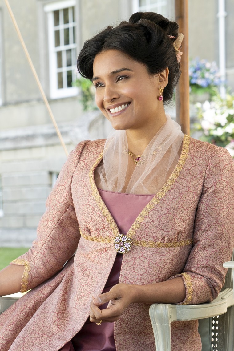 Shelley Conn as Mary Sharma in "Bridgerton."