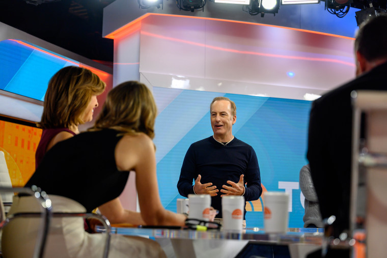 Bob Odenkirk, who plays Jimmy McGill in "Better Call Saul," opens up to TODAY's Hoda Kotb about a "heart incident" he had while filming the final season of the show in New Mexico.