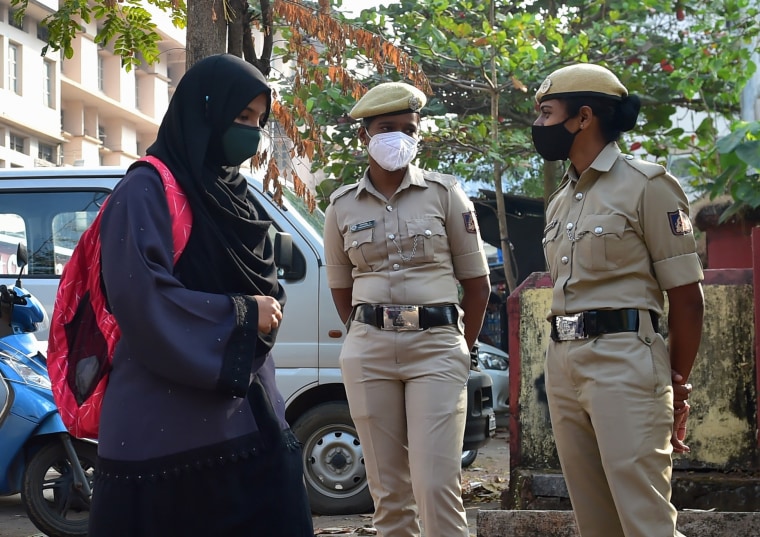 Ban on hijab in colleges in Indian state of Karnataka