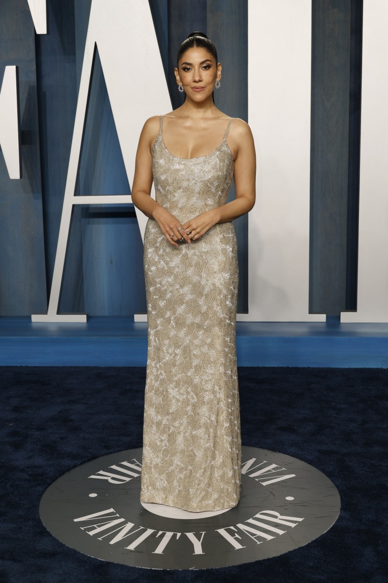 Stephanie Beatriz attends the 2022 Vanity Fair Oscar Party on March 27.