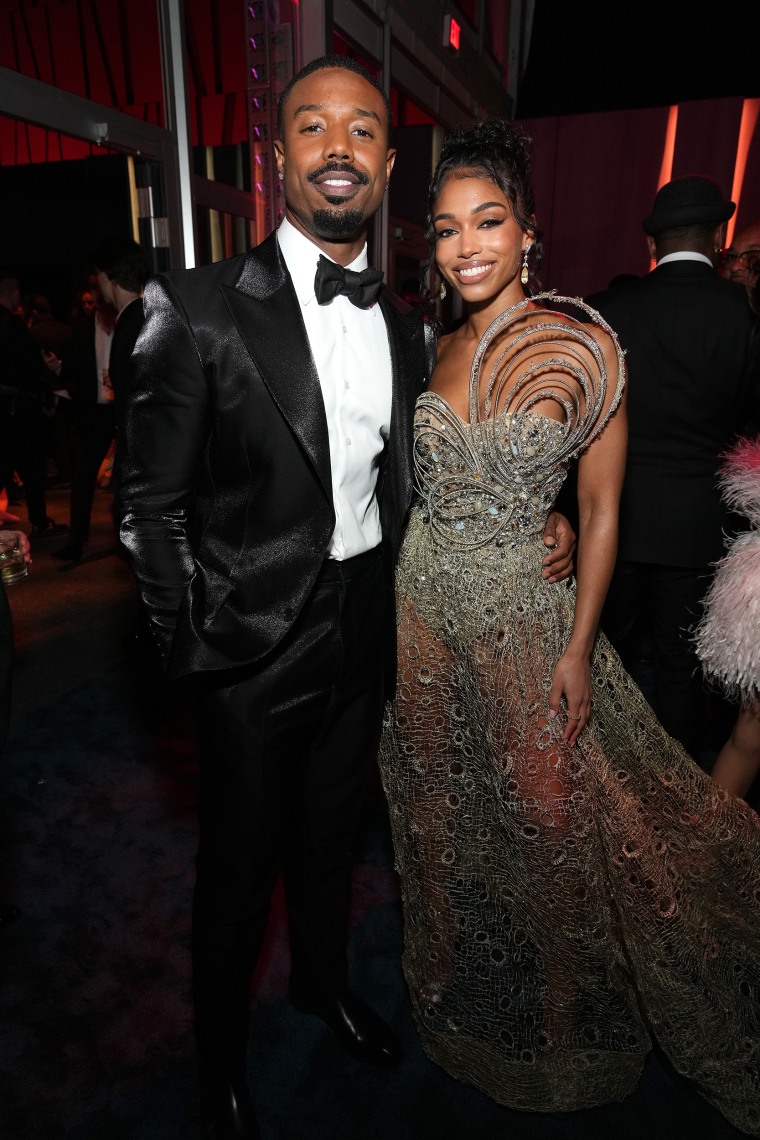 Lori Harvey & Michael B. Jordan At Oscars After-Party 2022