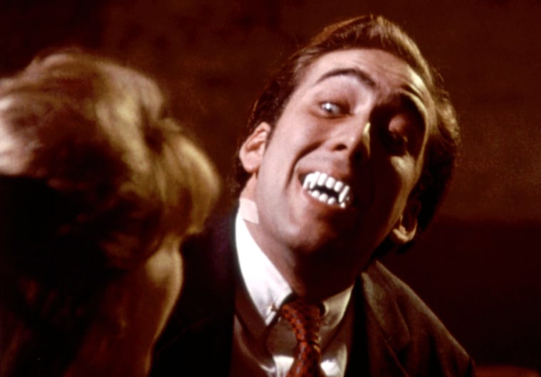 Nicolas Cage in Vampire's Kiss, 1989.