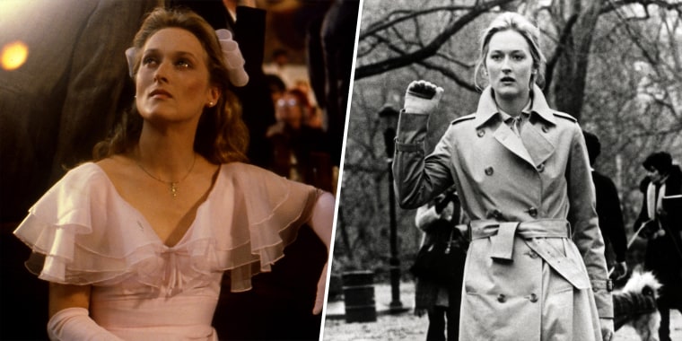 Meryl Streep has done just about everything a movie star can do, including starring in back-to-back best picture winners "The Deer Hunter" (left) and "Kramer vs. Kramer."