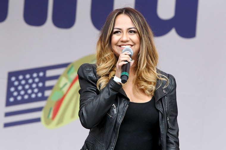 Patty Rodriguez durante su intervención en el mitu T.A.C.O. Challenge, celebrado el 7 de mayo de 2016 en Los Ángeles, California.