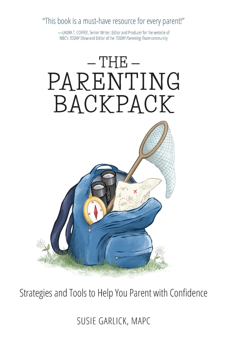 TODAY contributor Susie Garlick is the author of the new book, "The Parenting Backpack."