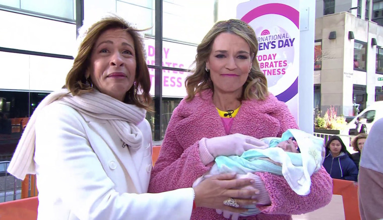 Charlotte Marina joined TODAY co-anchors Savannah Guthrie  and Hoda Kotb on Tuesday.