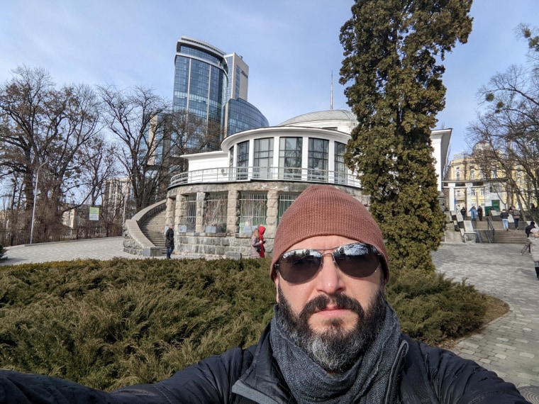 Bryan Stern, pictured in Kyiv, Ukraine.