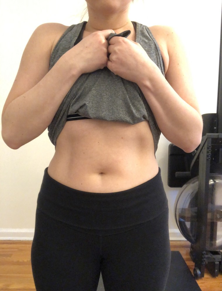 abs challenge before and after