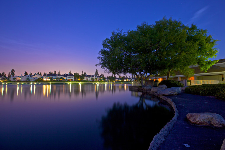 North Lake at twilight, Irvine, California