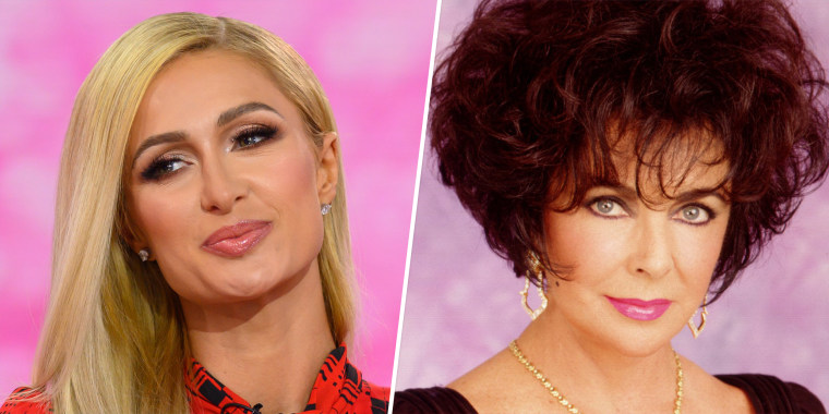 Paris Hilton once called Elizabeth Taylor an "inspiration" to her. 