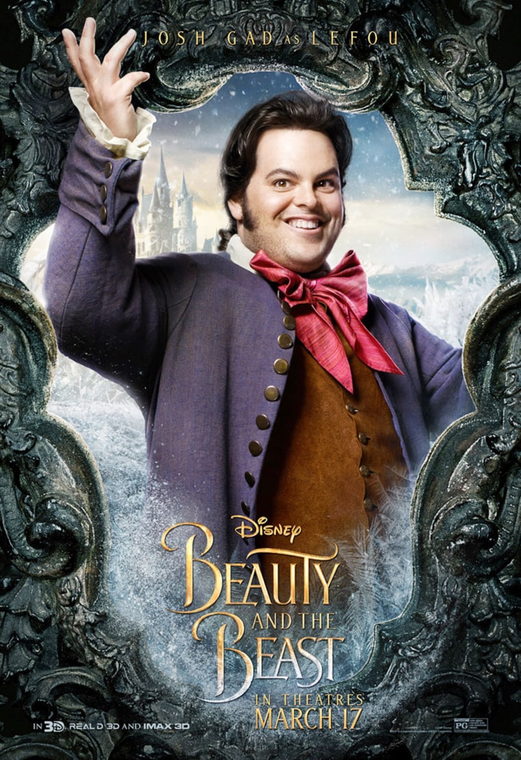 BEAUTY AND THE BEAST, US poster, Luke Evans, 2017.