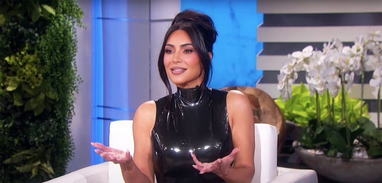 Kardashian dished about her relationship with Pete Davidson in a new interview with Ellen DeGeneres.