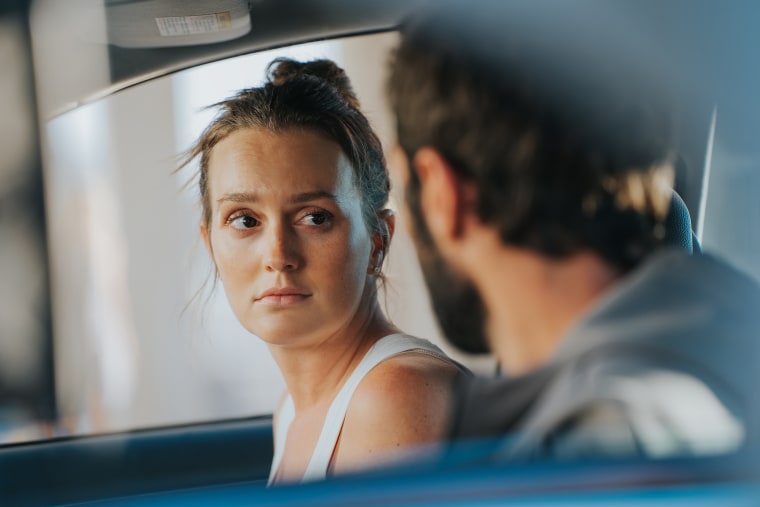 The Weekend Away. (L to R) Leighton Meester as Beth, Ziad Bakri as Zain in The Weekend Away.