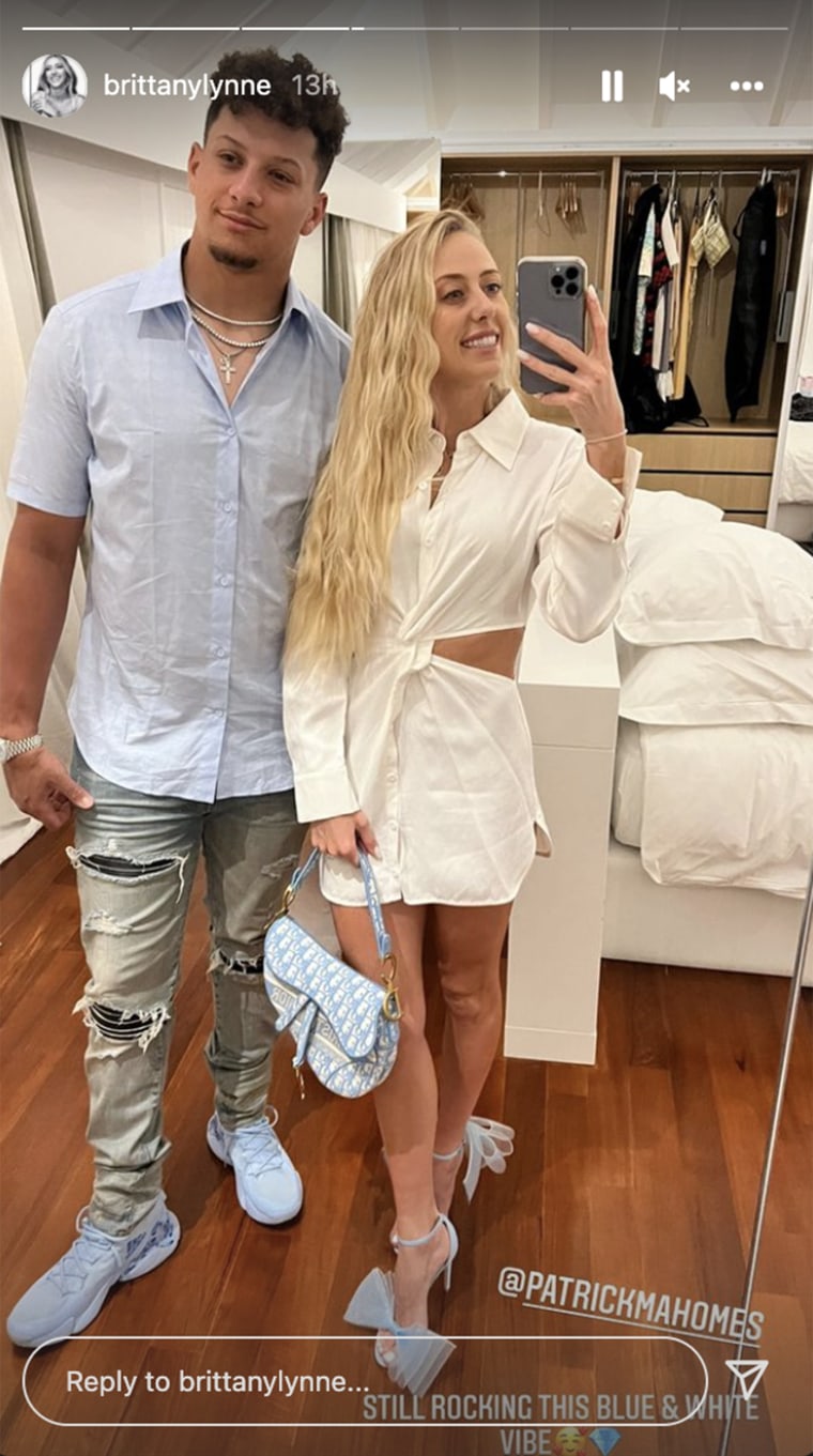 Patrick Mahomes and Brittany Matthews' honeymoon gets underway