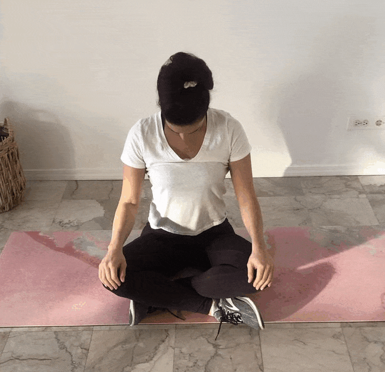 Nod yes neck stretch