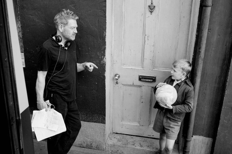 KENNETH BRANAGH, JUDE HILL, BELFAST, 2021, ©FOCUS FEATURES Photo Rob Youngston