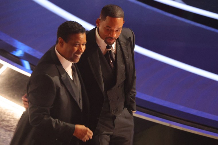 Will Smith Appears to Wipe Tears as He Talks to Bradley Cooper