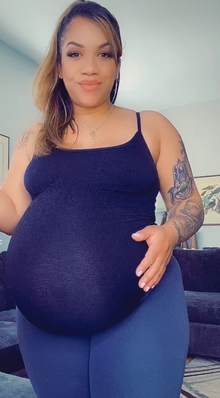 Pregnant Woman Shares Reaction To Her Big Baby Bump