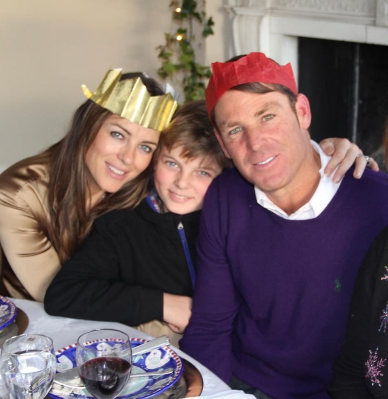 Elizabeth Hurley and son Damian share heartbreaking tributes to Shane Warne