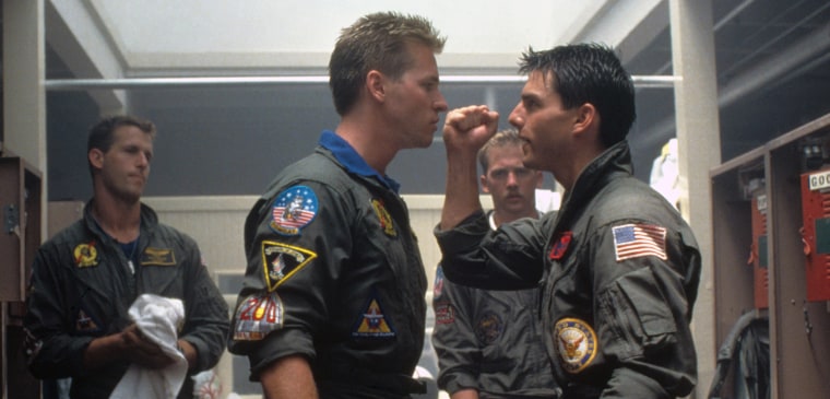 On the set of Top Gun