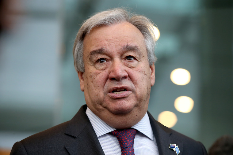 United Nations Secretary-General Antonio Guterres Visits New Zealand