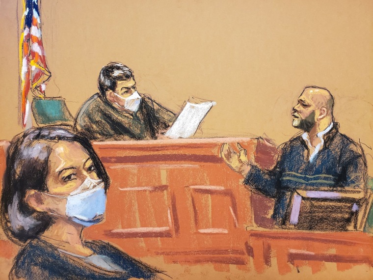 Image: Judge Alison Nathan questions juror number 50 after Ghislaine Maxwell trial