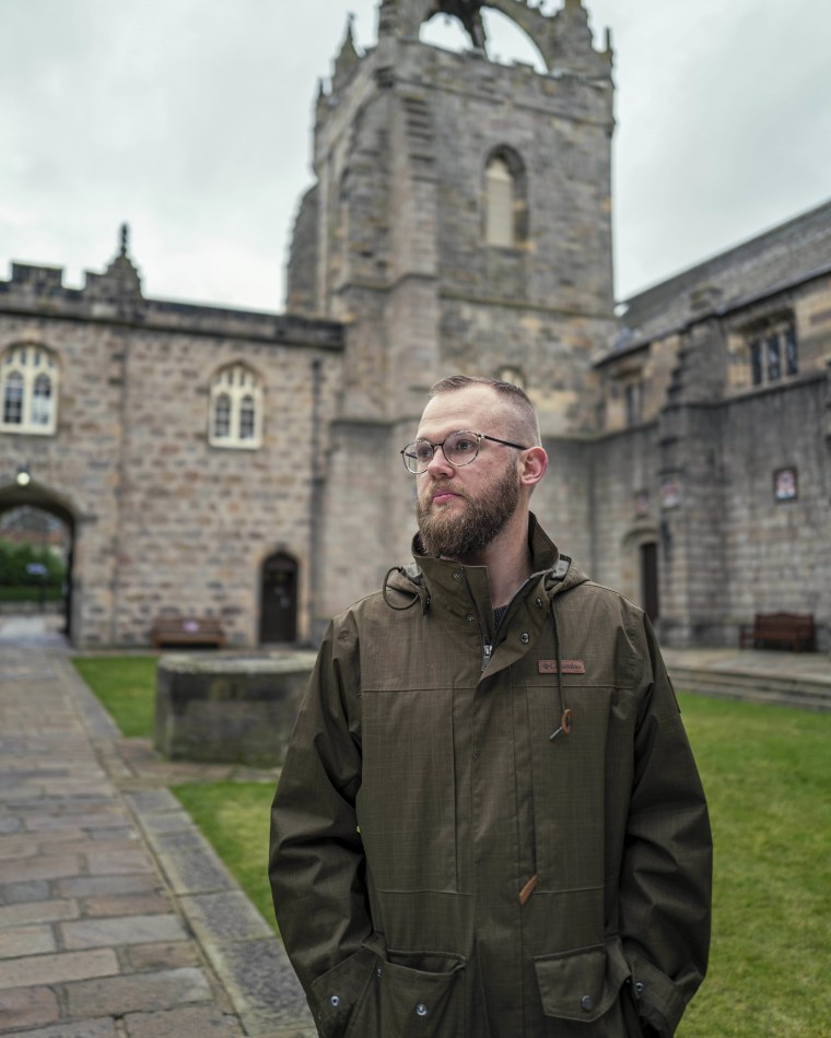 Jared Stacy at the University of Aberdeen in Scotland.