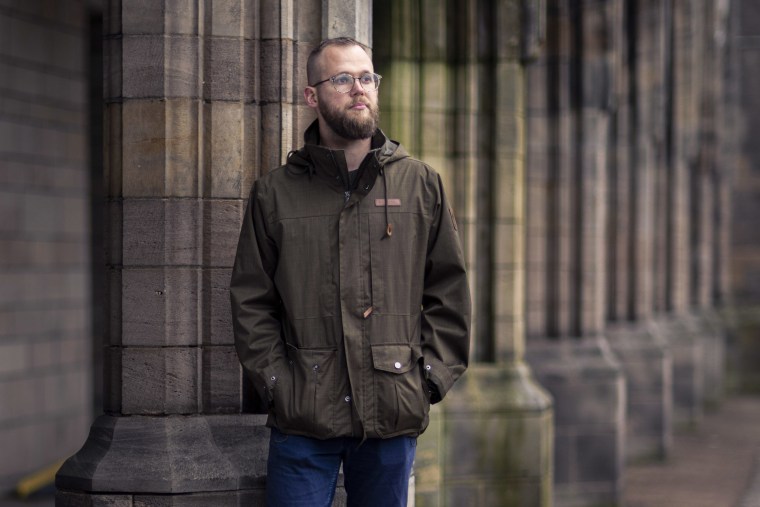 Jared Stacy at the University of Aberdeen, where he is a chaplain. 