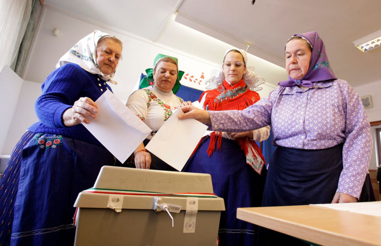 Image: HUNGARY-POLITICS-ELECTION-VOTE