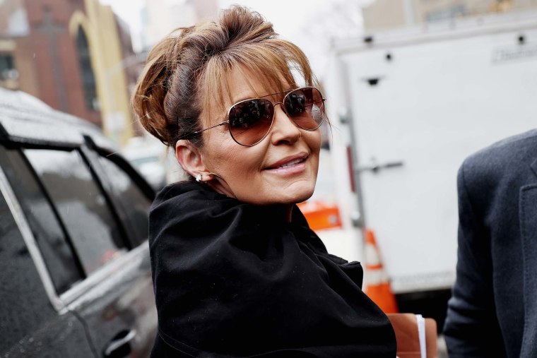 Sarah Palin arrives the Supreme Court in NYC
