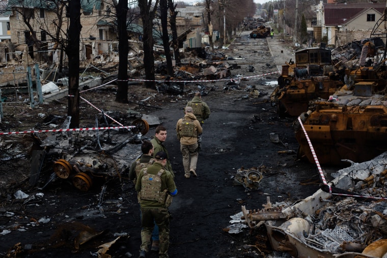 Russian Retreat From Bucha Reveals Scores Of Civilian Deaths