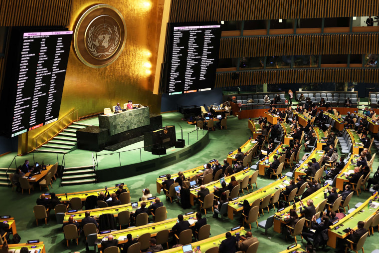 United Nations General Assembly Holds Special Session On Ukraine