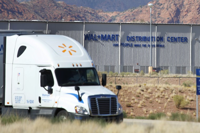 Image: A Wal-Mart Stores Inc. Distribution Facility Ahead Of Chain Store Sales Figures