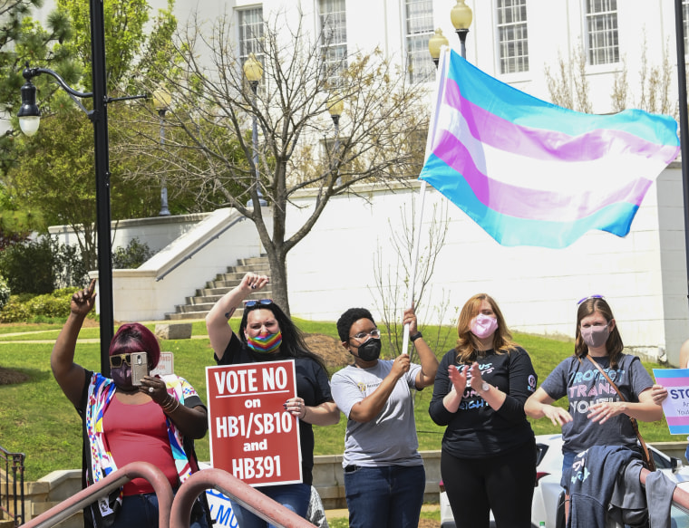 Transgender youth rally