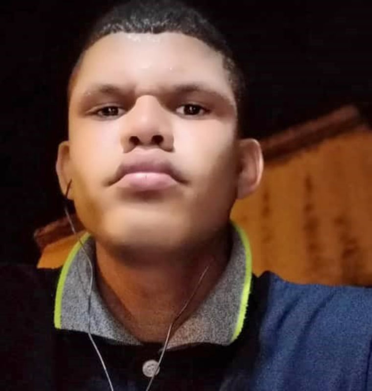 Kendry Miranda Cardenas turned 18 while in prison. He was arrested following the protest on July 11 and is serving a 19-year-sentence.