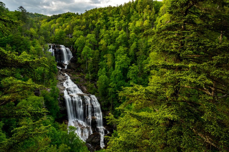 View of Upper Whitewater Falls