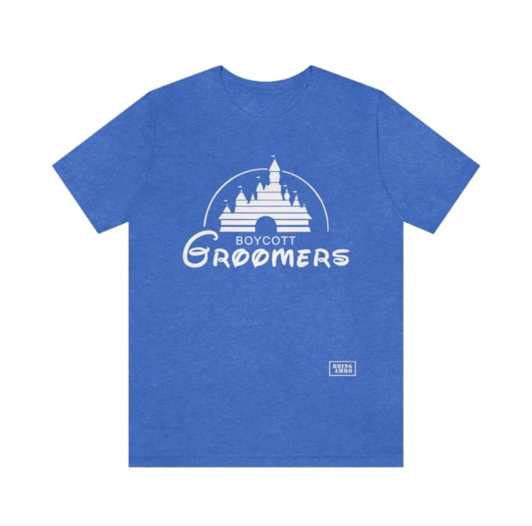 A Disney parody t-shirt