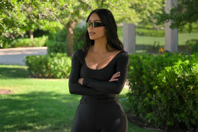 Image: Kim Kardashian in the first episode of Hulu's "“The Kardashians.”