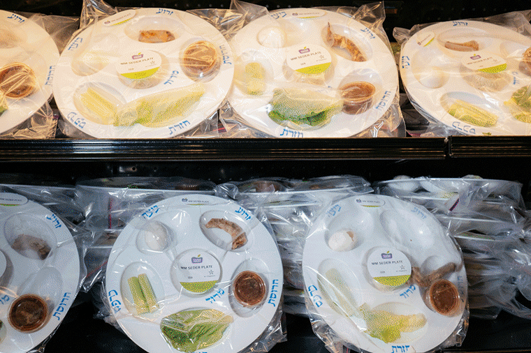 Image: Kosher-for-Passover items at Market Maven in Pikesville, Md.
