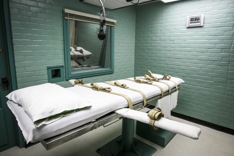 An execution chamber in Huntsville, Texas on May 27, 2008.