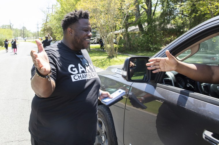 Image: Gary Chambers in Baton Rouge, La., April 10, 2022.