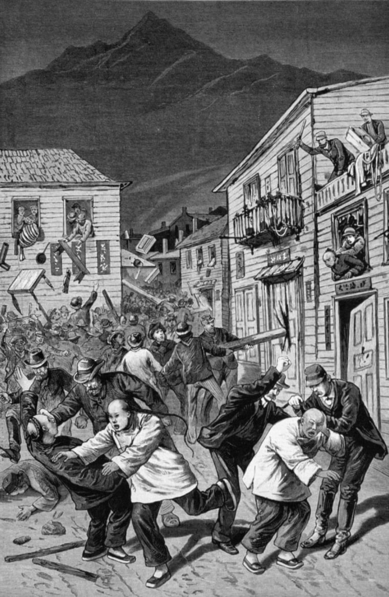 Image: Anti-Chinese Riots Denver 1880