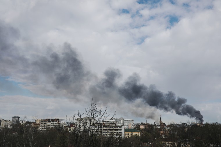 Lviv . missile attack