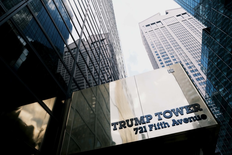 Trump Tower on Fifth Avenue on June 30, 2021 in New York City.