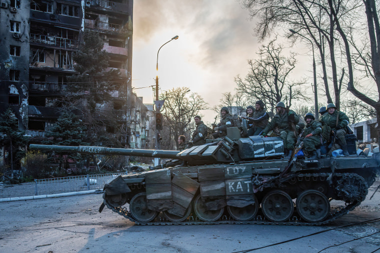 Image: Russian War On Ukraine: Destruction In Mariupol
