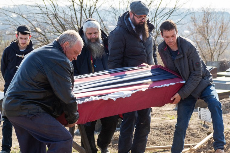 The body of Zoreslav Zamojskij is buried at a Jewish cemetery in Barakhty, a picturesque village around 30 miles south of Ukraine’s capital.