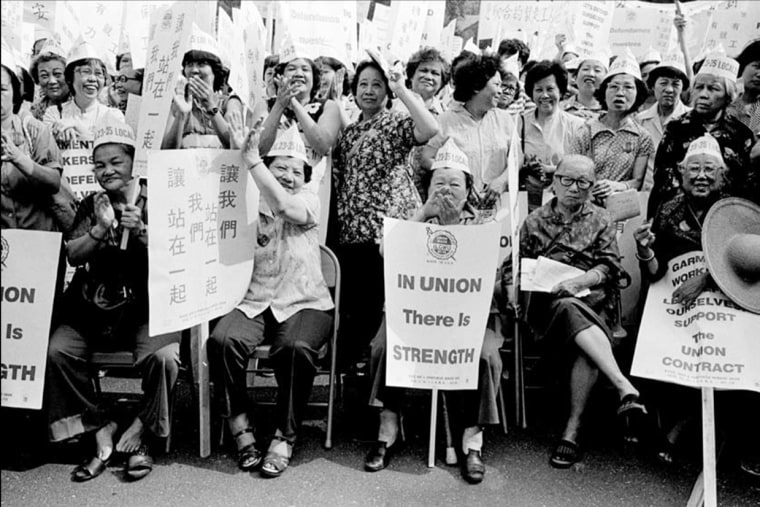 Women garment workers unite and fight for better wages and better working conditions.