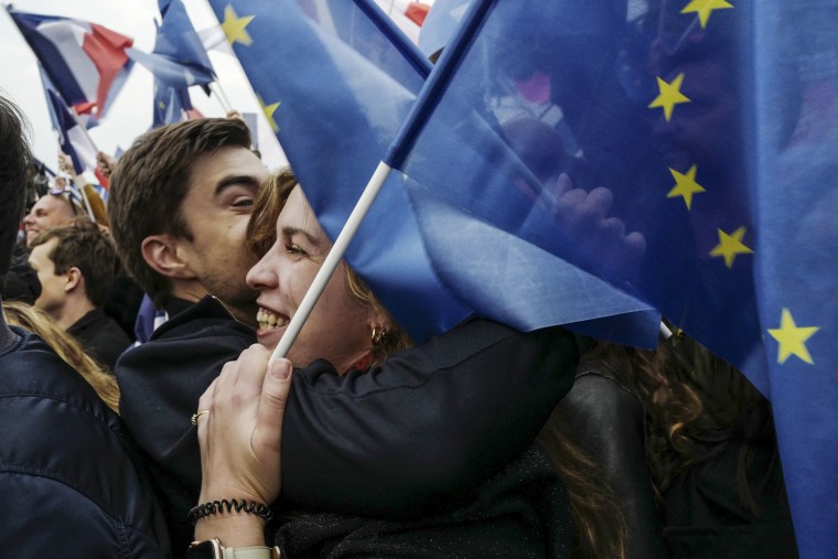 Macron's win was a moment of joy and relief for voters committed to France taking a leading role in a united Europe.